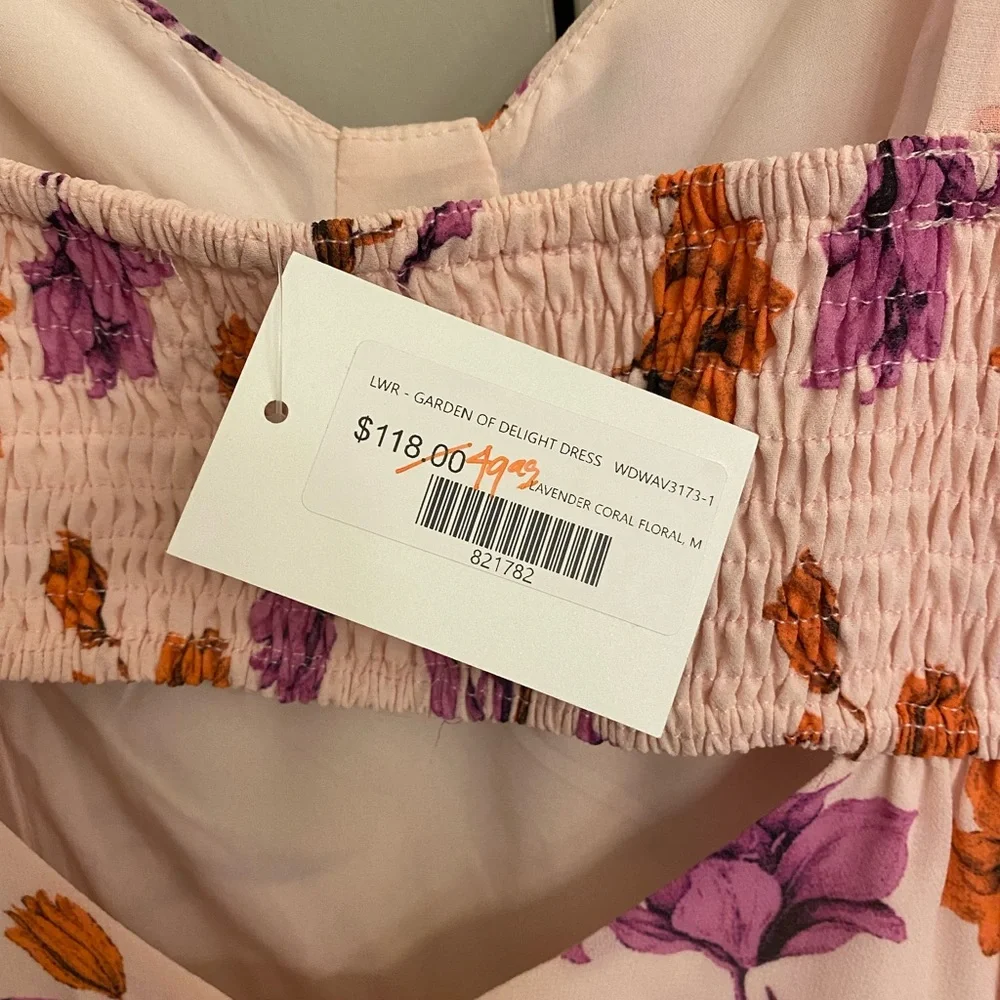 NWT LOST + WANDER GARDEN OF DELIGHT MINI DRESS